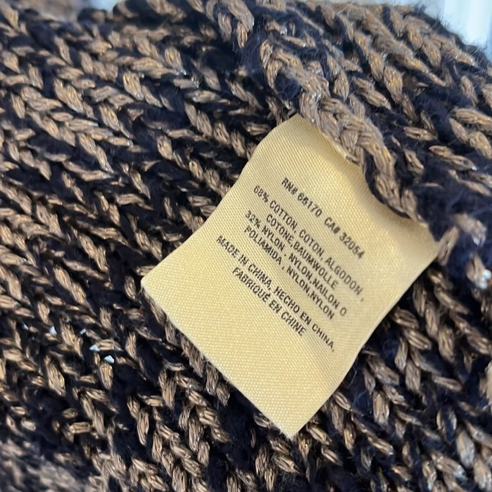 Anthropologie Women's Blue Akemi + Kim Alta Marled Long Sleeve Cardigan